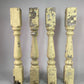 Balusters - 4 Vintage Yellow Wood Balusters, Reclaimed Spindles, Architectural Salvage, A by The Old Grainery (Architectur...