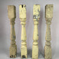 Balusters - 4 Vintage Yellow Wood Balusters, Reclaimed Spindles, Architectural Salvage, A by The Old Grainery (Architectur...