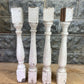 Balusters - 4 White Wood Balusters Reclaimed Spindles Porch Post House Trim X by The Old Grainery (Architectural, Carpentr...