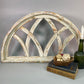 Windows - Half Arched Distressed Farmhouse Cathedral Window, Rustic White Faux Frame by The Old Grainery (cathedral, churc...