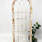 Windows - Large Wood Metal Arched Window Wall Decor, Rustic Farmhouse, Arched Church Frame by The Old Grainery (chippy pai...