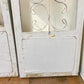 Windows - 3 French Country Wood Metal Arched Window Frame, Distressed Farmhouse Decor by The Old Grainery (arched, church...