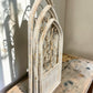 Windows - 3 French Country Wood Metal Arched Window Frame, Distressed Farmhouse Decor by The Old Grainery (arched, church...