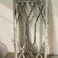 Windows - White Diamond Transom Window Frame (22x41.75) Rustic Wood Decorative Panel by The Old Grainery (architectural, d...