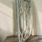 Windows - White Diamond Transom Window Frame (22x41.75) Rustic Wood Decorative Panel by The Old Grainery (architectural, d...