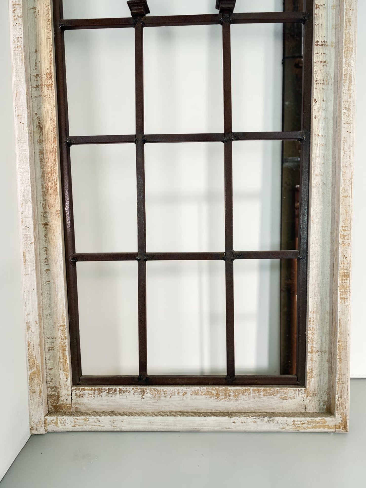 Windows - Arched Church Window Frame, Wood Metal Gothic (23x48.75) Farmhouse Decor A by The Old Grainery (arched, arched w...