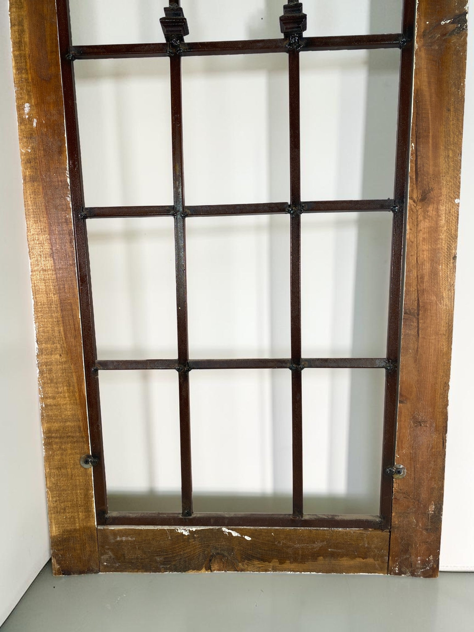Windows - Arched Church Window Frame, Wood Metal Gothic (23x48.75) Farmhouse Decor A by The Old Grainery (arched, arched w...