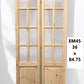 Home & Living > Home Improvement > Doors & Locks > Doors - French Double Door (36x84.75) 8 Pane Glass Door European Styled...