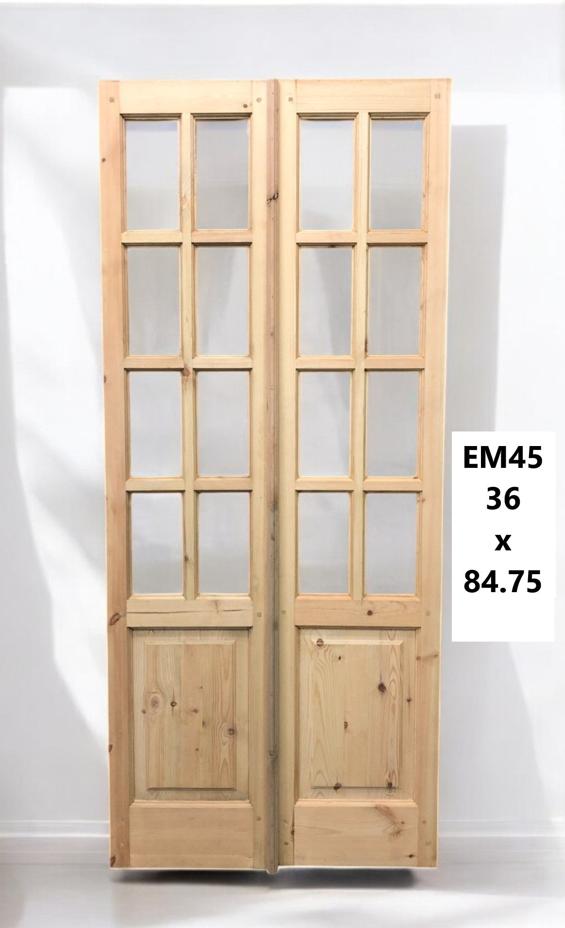 Home & Living > Home Improvement > Doors & Locks > Doors - French Double Door (36x84.75) 8 Pane Glass Door European Styled...