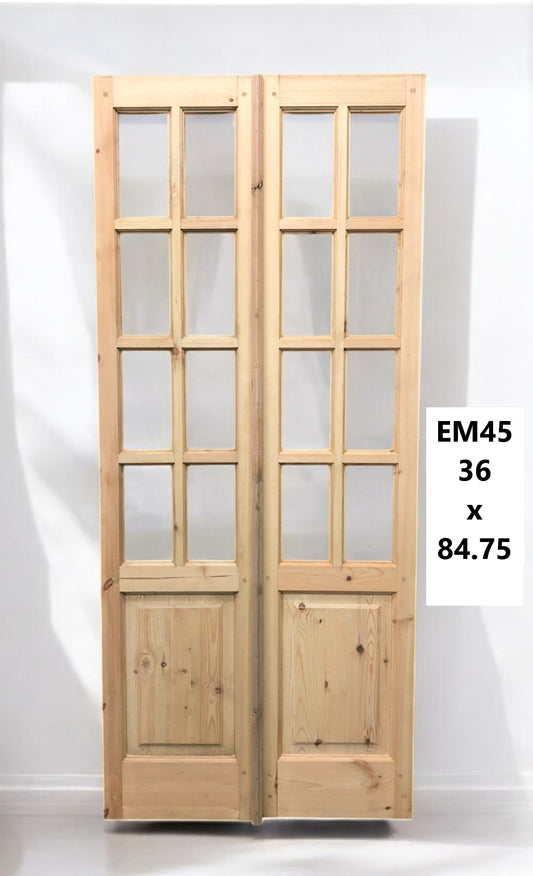 Home & Living > Home Improvement > Doors & Locks > Doors - French Double Door (36x84.75) 8 Pane Glass Door European Styled...