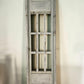 White Double Panel Wood, Distressed Farmhouse Window Panel, Cottage Wall Accent