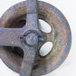 Antique Cast Iron Pulley and Hook, Vintage Barn Pulley, Farmhouse Industrial a3