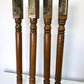 Home & Living > Furniture > Dining Room Furniture - 4 Wood Table Legs, Harvest Folk Art Architectural Salvage, Vintage Fur...