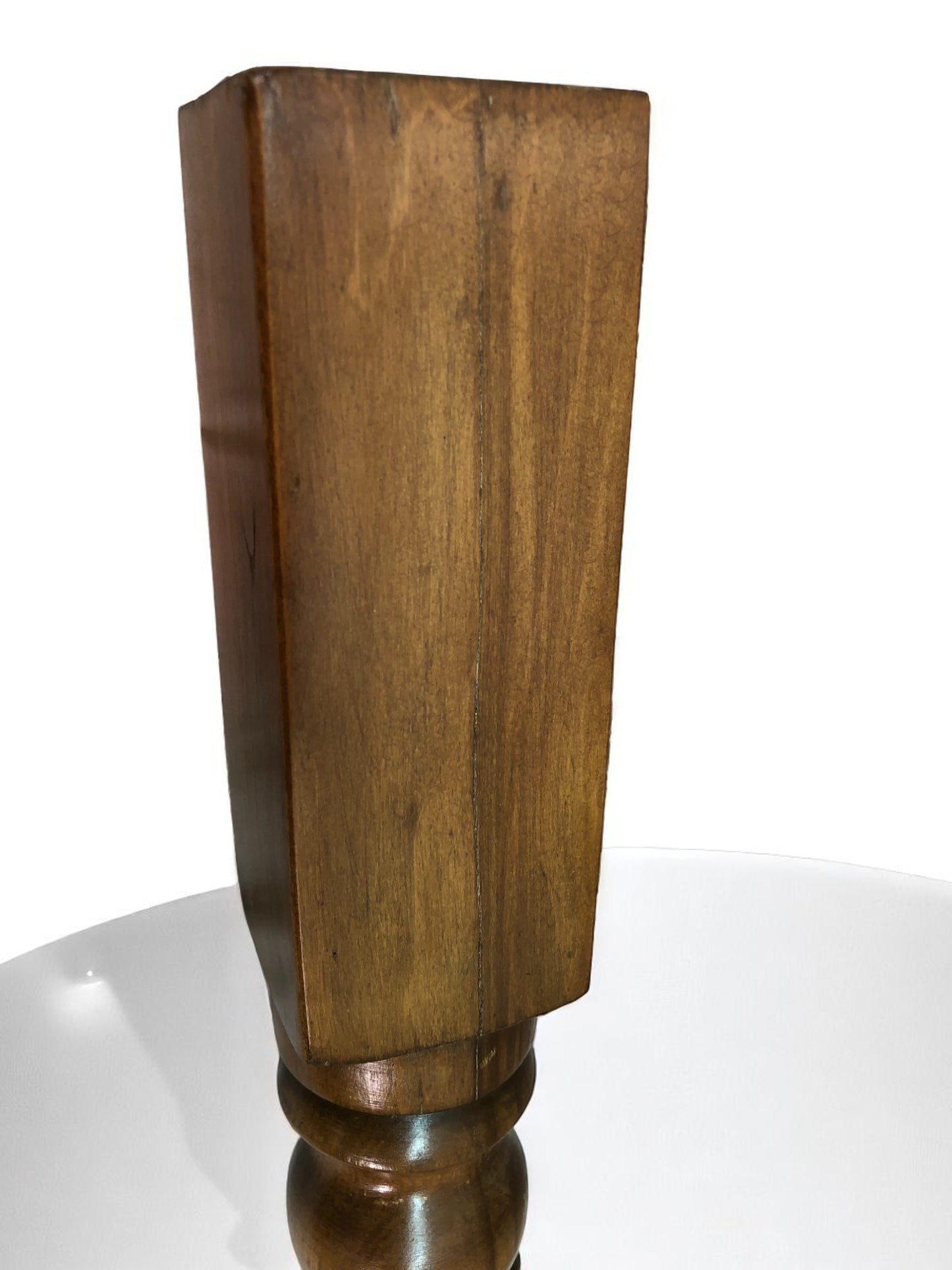 Home & Living > Furniture > Dining Room Furniture - 4 Wood Table Legs, Harvest Folk Art Architectural Salvage, Vintage Fur...