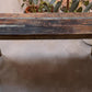 Reclaimed Wood Folding Table (67.75x22) Rustic Wood Dining, Kitchen Island B112