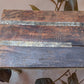 Reclaimed Wood Folding Table (67.75x22) Rustic Wood Dining, Kitchen Island B112
