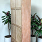 Library Bookcase, 2 Door Natural Display Case, Showcase, Kitchen Cabinet, F