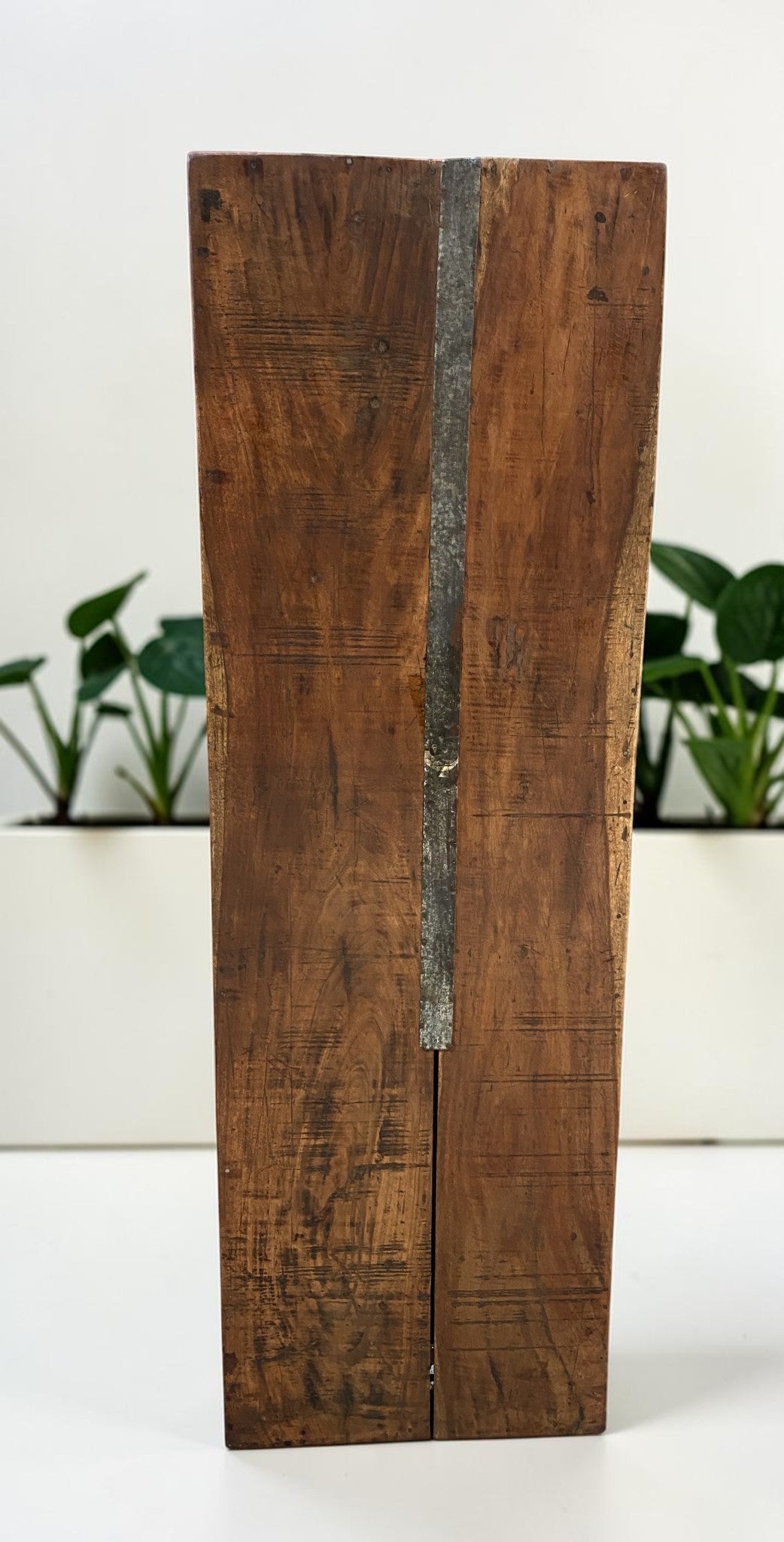 Reclaimed Wood Folding Table (67.5x21.5) Rustic Wood Dining, Kitchen Island B118
