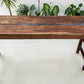 Reclaimed Wood Folding Table (67.5x21.5) Rustic Wood Dining, Kitchen Island B118