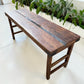 Reclaimed Wood Folding Table (67.5x21.5) Rustic Wood Dining, Kitchen Island B118