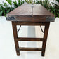 Reclaimed Wood Folding Table (67.5x21.5) Rustic Wood Dining, Kitchen Island B118