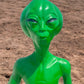 Alien Statue, Green Space Men, UFO Extraterrestrial Alien Art, Cast Aluminum, J