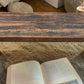 Reclaimed Wood Folding Table (68.5x22.5) Rustic Wood Dining, Kitchen Island B128
