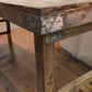 Reclaimed Wood Folding Table (68.5x22.5) Rustic Wood Dining, Kitchen Island B128