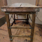Reclaimed Wood Folding Table (68.5x22.5) Rustic Wood Dining, Kitchen Island B128