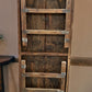 Reclaimed Wood Folding Table (68.5x22.5) Rustic Wood Dining, Kitchen Island B128