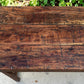 Reclaimed Wood Folding Table (68x22) Rustic Wood Dining, Kitchen Island B129