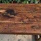 Reclaimed Wood Folding Table (68x22) Rustic Wood Dining, Kitchen Island B129