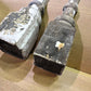 Balusters - 4 White Wood Balusters Architectural Salvage Spindles Porch Trim A11 by The Old Grainery (balusters, chippy, d...
