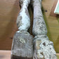 Balusters - 4 White Wood Balusters Architectural Salvage Spindles Porch Trim A11 by The Old Grainery (balusters, chippy, d...