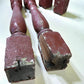 4 Rustic Red Wood Balusters Architectural Salvage Spindles Porch Trim E