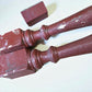 4 Rustic Red Wood Balusters Architectural Salvage Spindles Porch Trim E