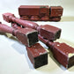 4 Rustic Red Wood Balusters Architectural Salvage Spindles Porch Trim E