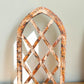 Windows - Farmhouse Arched Lattice Window Frame, Rustic Home Accent Vintage Inspired Decor by The Old Grainery (arched, ch...