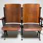 Theater Seats - 3 Vintage Wood Folding Theater Seats, Auditorium Seats, Entryway Bench, E30 by The Old Grainery (art deco,...