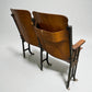 Theater Seats - 3 Vintage Wood Folding Theater Seats, Auditorium Seats, Entryway Bench, E30 by The Old Grainery (art deco,...