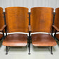 Home & Living > Furniture - 5 Vintage Wood Folding Theater Seats, Auditorium Seats, Entryway Bench, E24 by The Old Grainer...