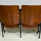 Home & Living > Furniture - 5 Vintage Wood Folding Theater Seats, Auditorium Seats, Entryway Bench, E24 by The Old Grainer...