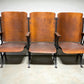 Theater Seats - 3 Vintage Wood Folding Theater Seats, Auditorium Seats, Entryway Bench, E28 by The Old Grainery (art deco,...