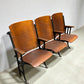 Theater Seats - 3 Vintage Wood Folding Theater Seats, Auditorium Seats, Entryway Bench, E28 by The Old Grainery (art deco,...
