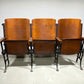 Theater Seats - 3 Vintage Wood Folding Theater Seats, Auditorium Seats, Entryway Bench, E28 by The Old Grainery (art deco,...
