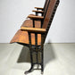 Theater Seats - 3 Vintage Wood Folding Theater Seats, Auditorium Seats, Entryway Bench, E28 by The Old Grainery (art deco,...