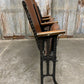 Theater Seats - 3 Vintage Wood Folding Theater Seats, Auditorium Seats, Entryway Bench, E29 by The Old Grainery (art deco,...