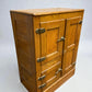 Kitchen Appliance - Antique Oak Ice Box Refrigerator Rustic Farmhouse 3 Door Icebox Cabinet 1920s by The Old Grainery (Coo...