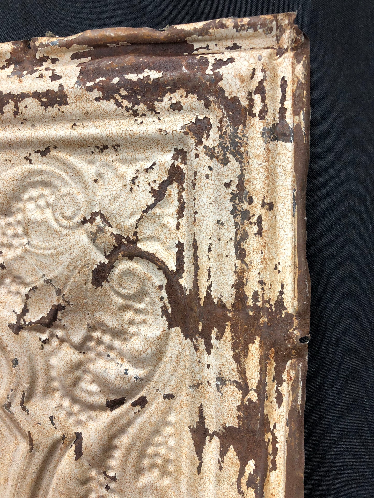 Ceiling Tin - 2 Ceiling Tin Panels, Vintage Reclaimed Molding Architectural Salvage A54 by The Old Grainery (Adults, Any R...