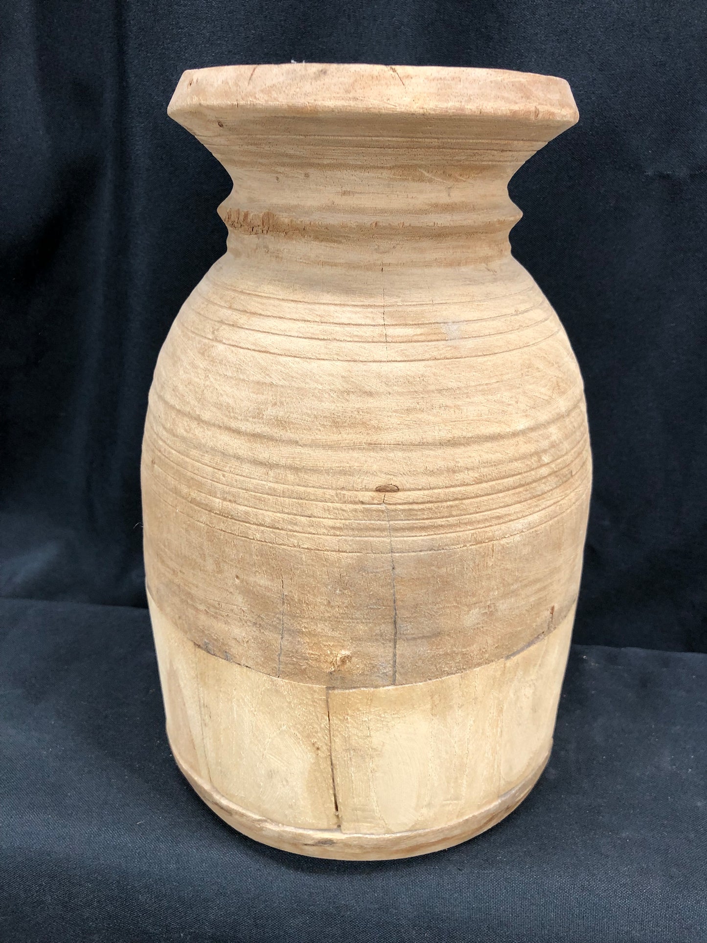 Wooden vase - Water Jug, Wood Pot, Wood Vase, Rustic Planter, Modern Farmhouse, European A1 by The Old Grainery (country,...